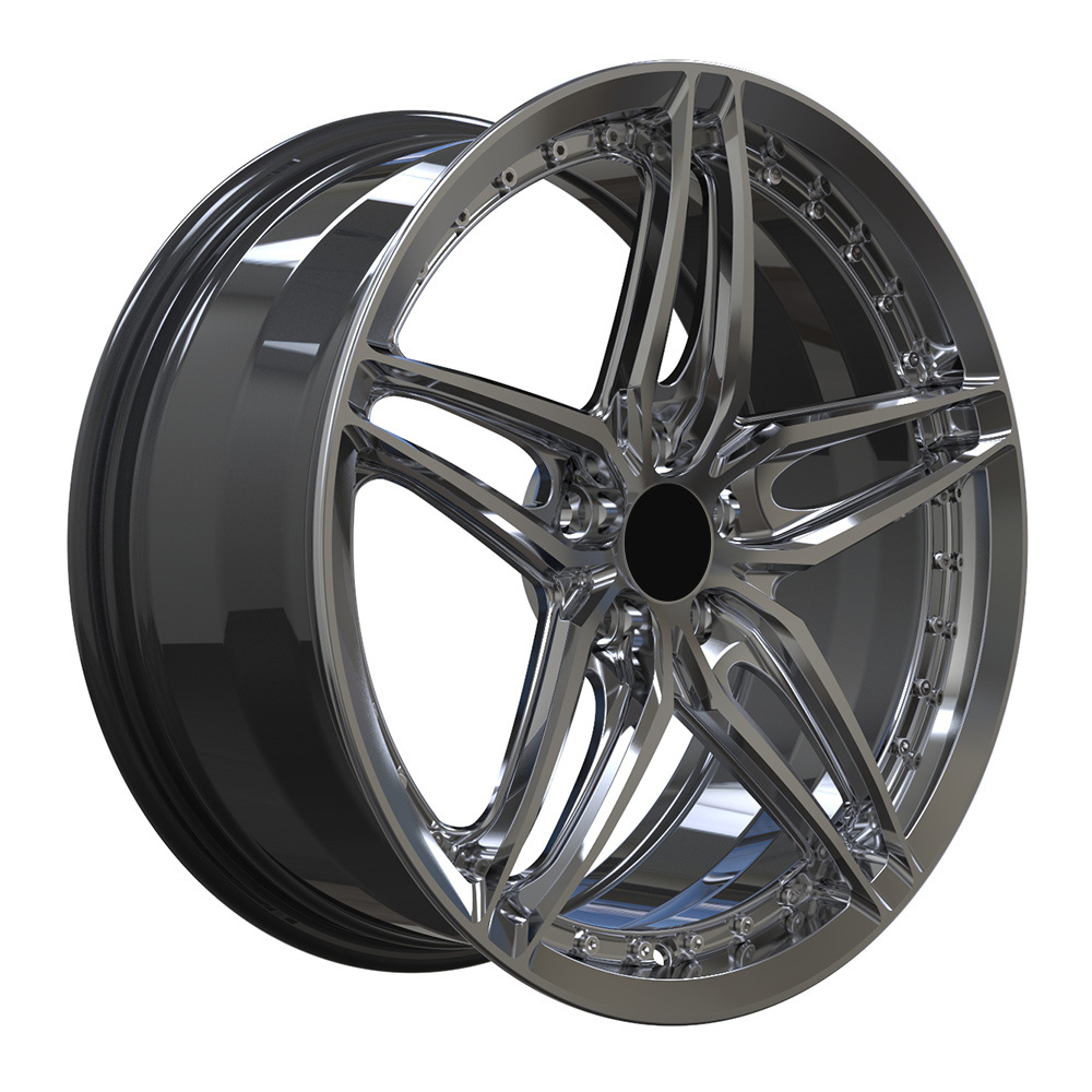 OEM 16~24 Inch 6061-T6 Aluminum Alloy Rims 5x130 5x112 5x120 5x108 5x114.3 Five-pointed 5 6 Star Alloy Concave Forged Wheels