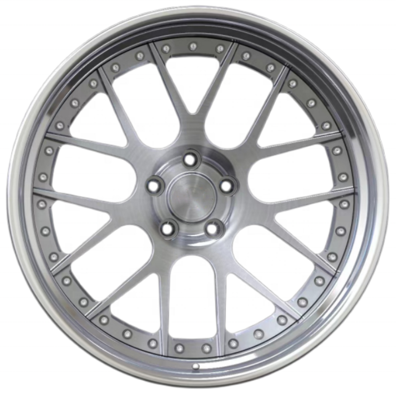 Custom Two Piece Deep Concave 18 19 20 21 22Inch 5x120 5x114.3 5x120 Electroplating Painting Forged Aluminum Alloy Car Wheel Rim