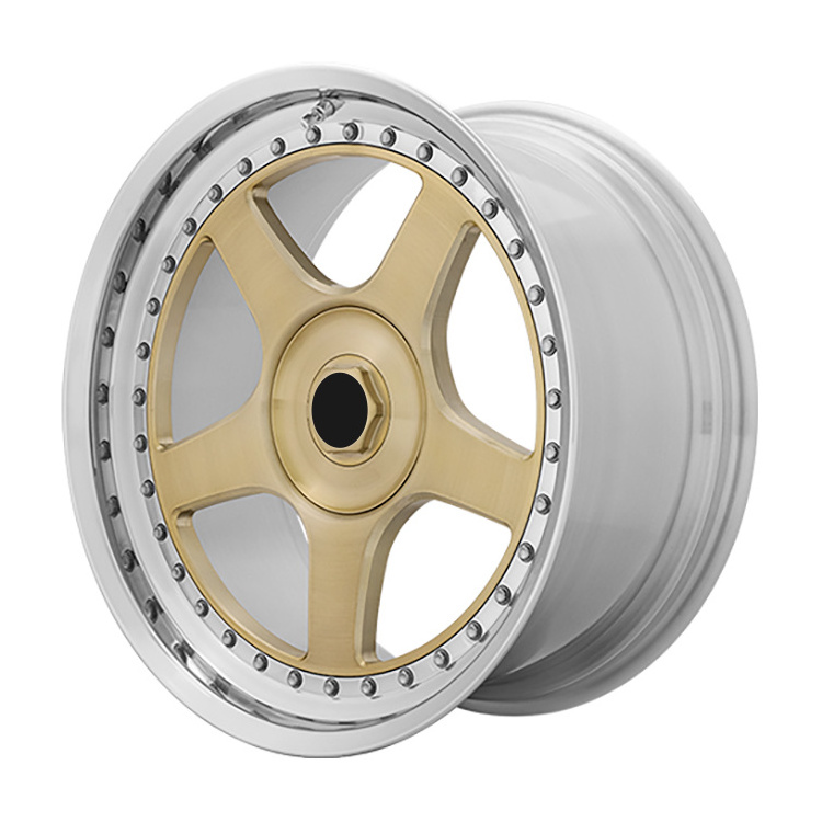 Forging 18/19/20/21/22/23 Inch Passenger Car Wheel Gold and Silver 2PCS Forged Alloy Wheel Rim for Luxury Car