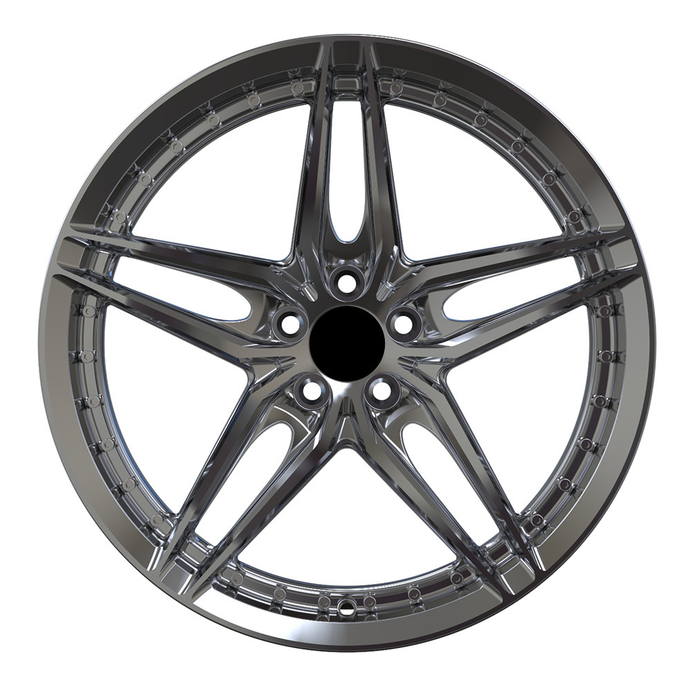 OEM 16~24 Inch 6061-T6 Aluminum Alloy Rims 5x130 5x112 5x120 5x108 5x114.3 Five-pointed 5 6 Star Alloy Concave Forged Wheels