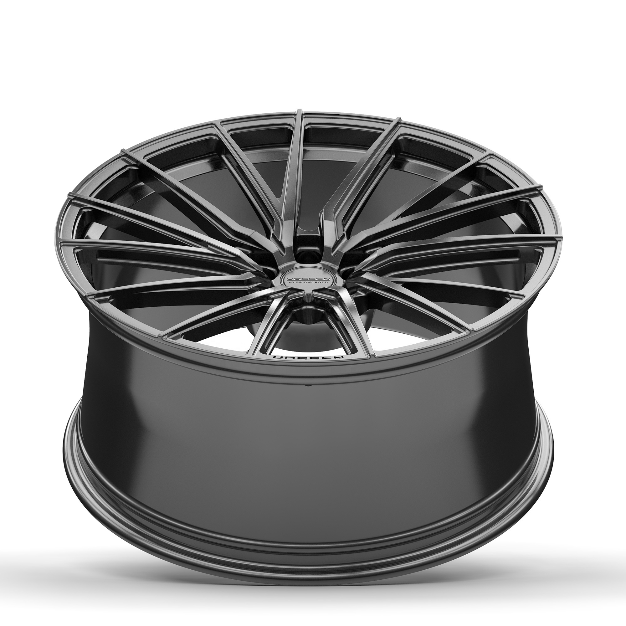 Viaol 5x114.3 5x112 Monoblock Forged Wheel Passenger Car Wheels New Style Multi Spokes Hyper Black 18 19 20 21 22 Inch any Cars