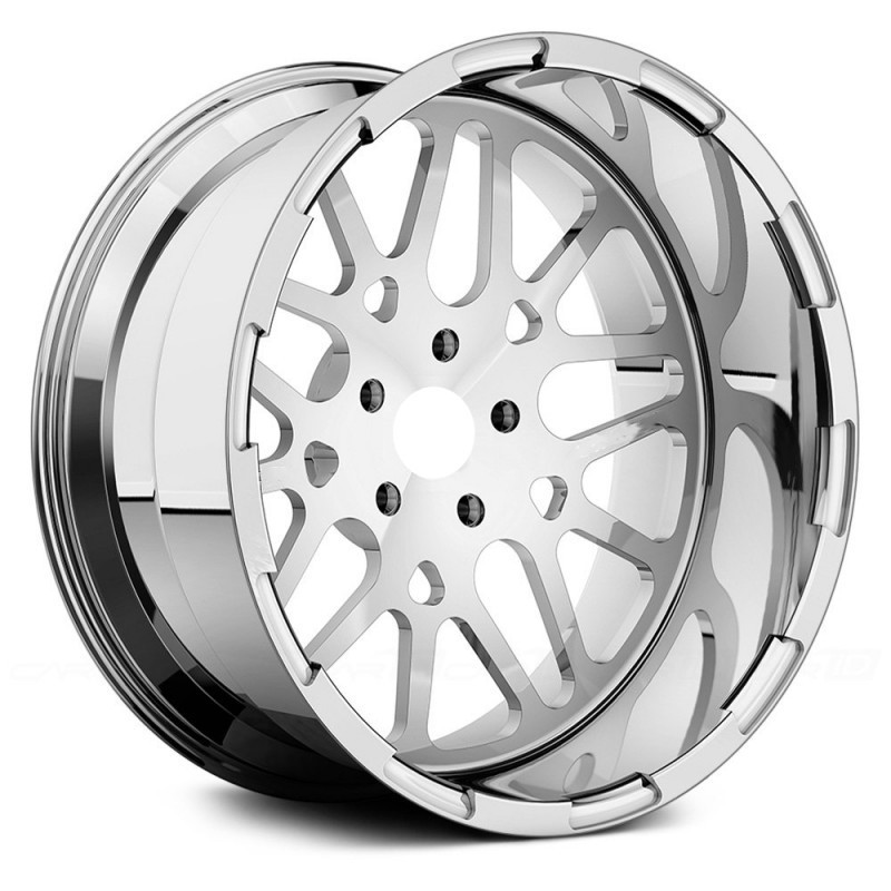 Rotating Black Electroplating Car Alloy Rim 17 18 20 22 24 26 Inch 6Holes 6x139.7 5x150 Deep Dish Offroad Forged Wheel for Dodge