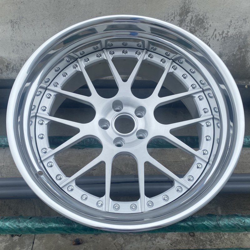 Custom Two Piece Deep Concave 18 19 20 21 22Inch 5x120 5x114.3 5x120 Electroplating Painting Forged Aluminum Alloy Car Wheel Rim