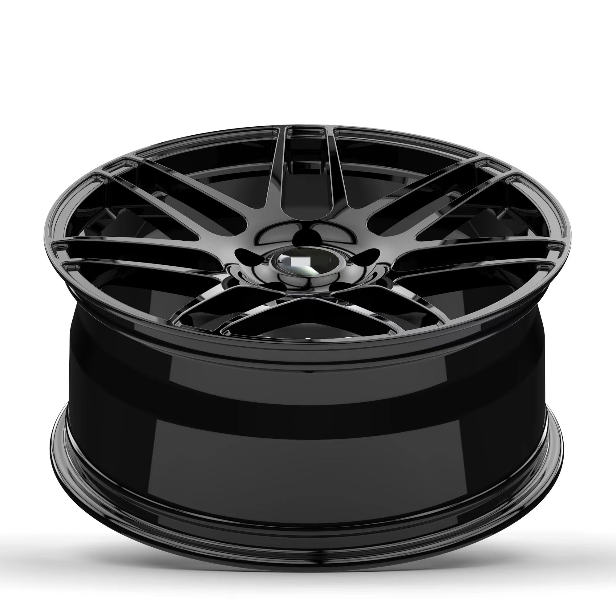 New Design Concave 7 Spoke Wheels 20Inch 21Inch 22Inch ET 35 PCD 5X112 Monoblock Alloy Wheel Sport Black Forged Wheels Rims