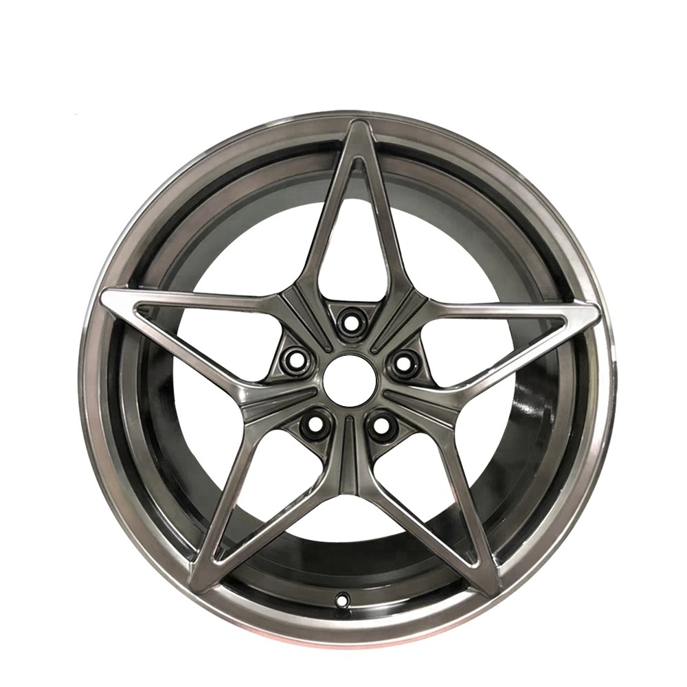 Factory Custom Multi Spoke Rims 19x8.5_20x9_5x112 Gloss Black Silver Rim Forged Aluminum Alloy Wheels for Audi