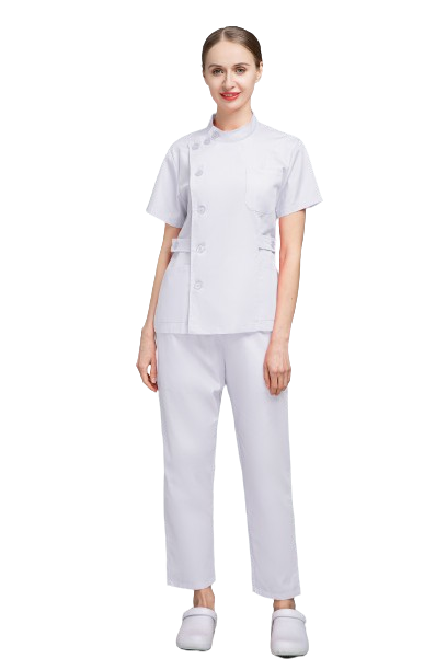 Hot Selling Dentist Dental Surgeon Uniform Sets Female Short Sleeve Scrub Uniform Scrub Nursing Scrub Uniform With Private Label