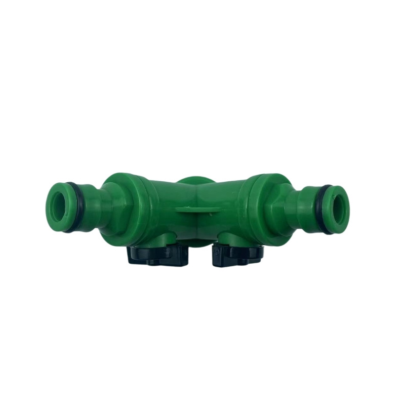 Y Shaped Hose Connector Quick Plastic PP 2 Way Water Hose Connector Splitter for Agriculture Garden Irrigation