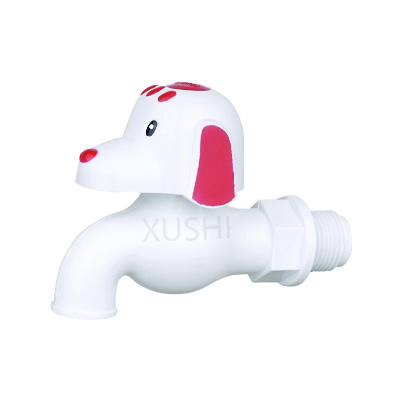 Plastic PVC Garden faucet Cartoon dog handle Faucet Tap