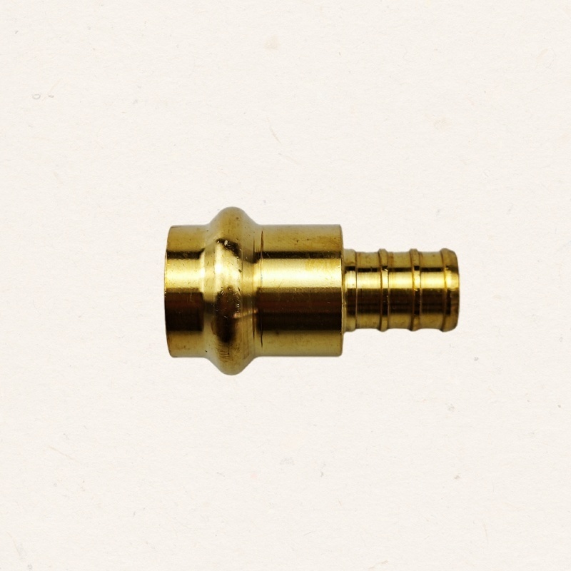 FREE SHIP:  Press Adapter Pex(F1807) LF brass  no lead Pro press fitting with  LEAD FREE  match rigid and milwauke's tool