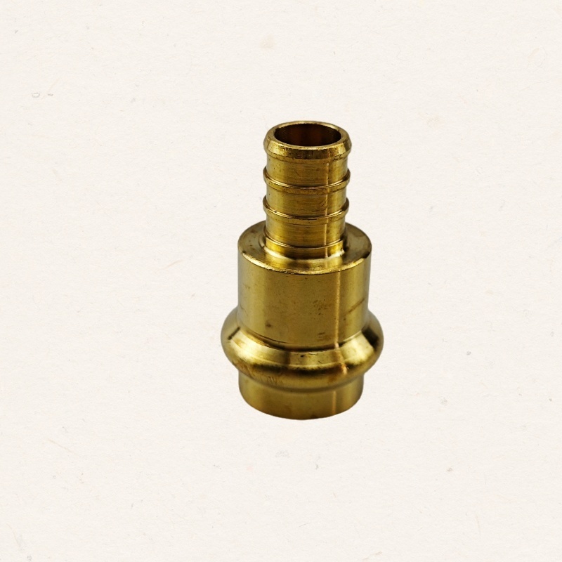 ready to SHIP:  Press Adapter Pex(F1807) LF brass  no lead Pro press fitting with  LEAD FREE  match rigid and milwauke's tool