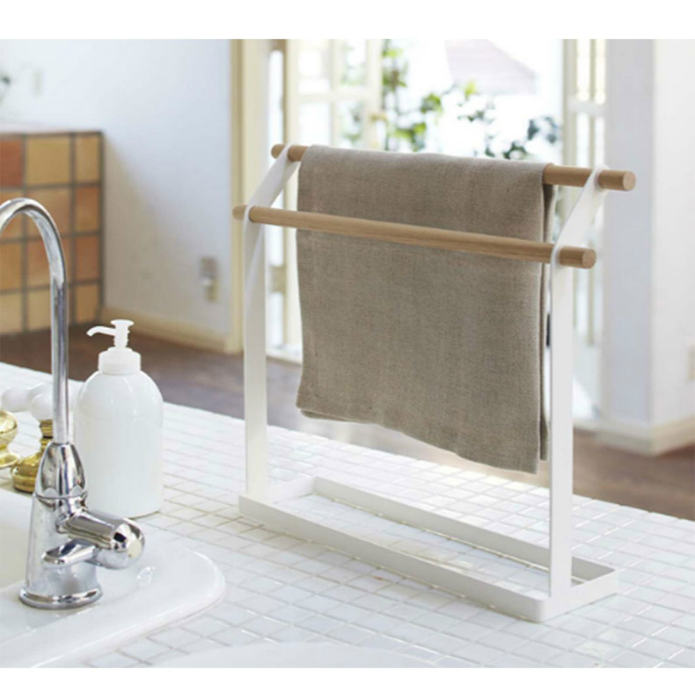 Metal Dishcloth Holder Wiping Duster rag Hanger Rag Storage Rack Kitchen Shelf