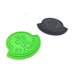 Custom Sport Rubber Badge Flag Design 3D Embossed Heat Press Transfer Logo Tpu Patches For Clothing