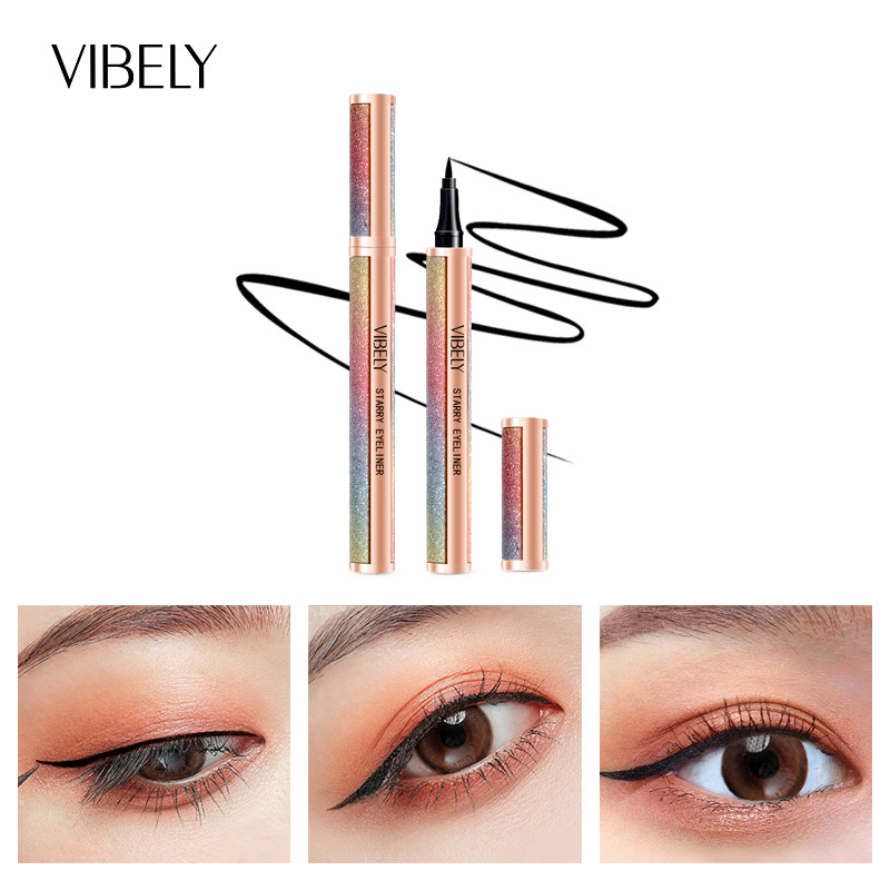 New Bright Design Waterproof Long Lasting Quick Drying Makeup Glitter Eyeliner Pen