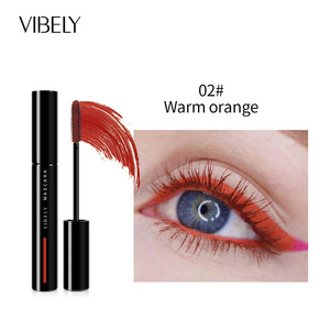 High Quality Cosmetics Lengthening Thick Waterproof Curling Colorful Mascara