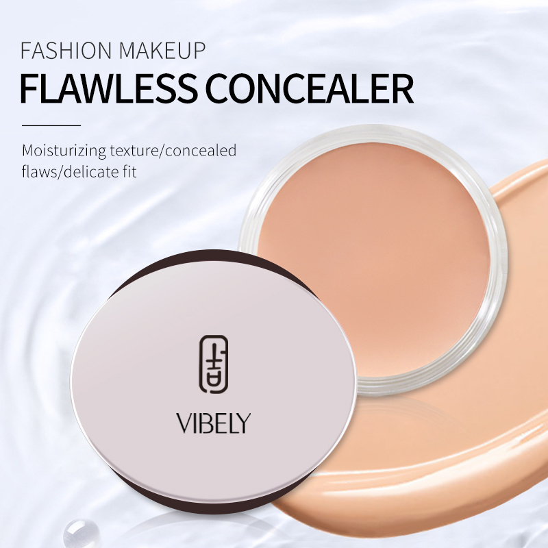 2021 Facial Full Coverage Concealer 6 Colors Waterproof Whitening Long Lasting Organic Makeup Foundation