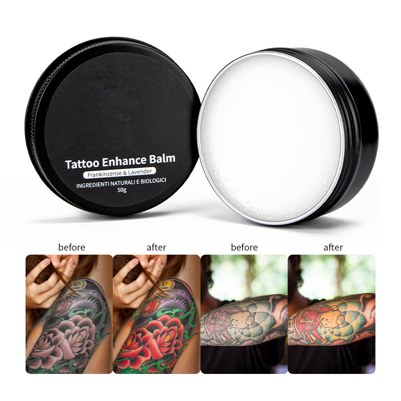 The tattoo relief cream won't remove the stencil or clog the tube to let the color in more easily