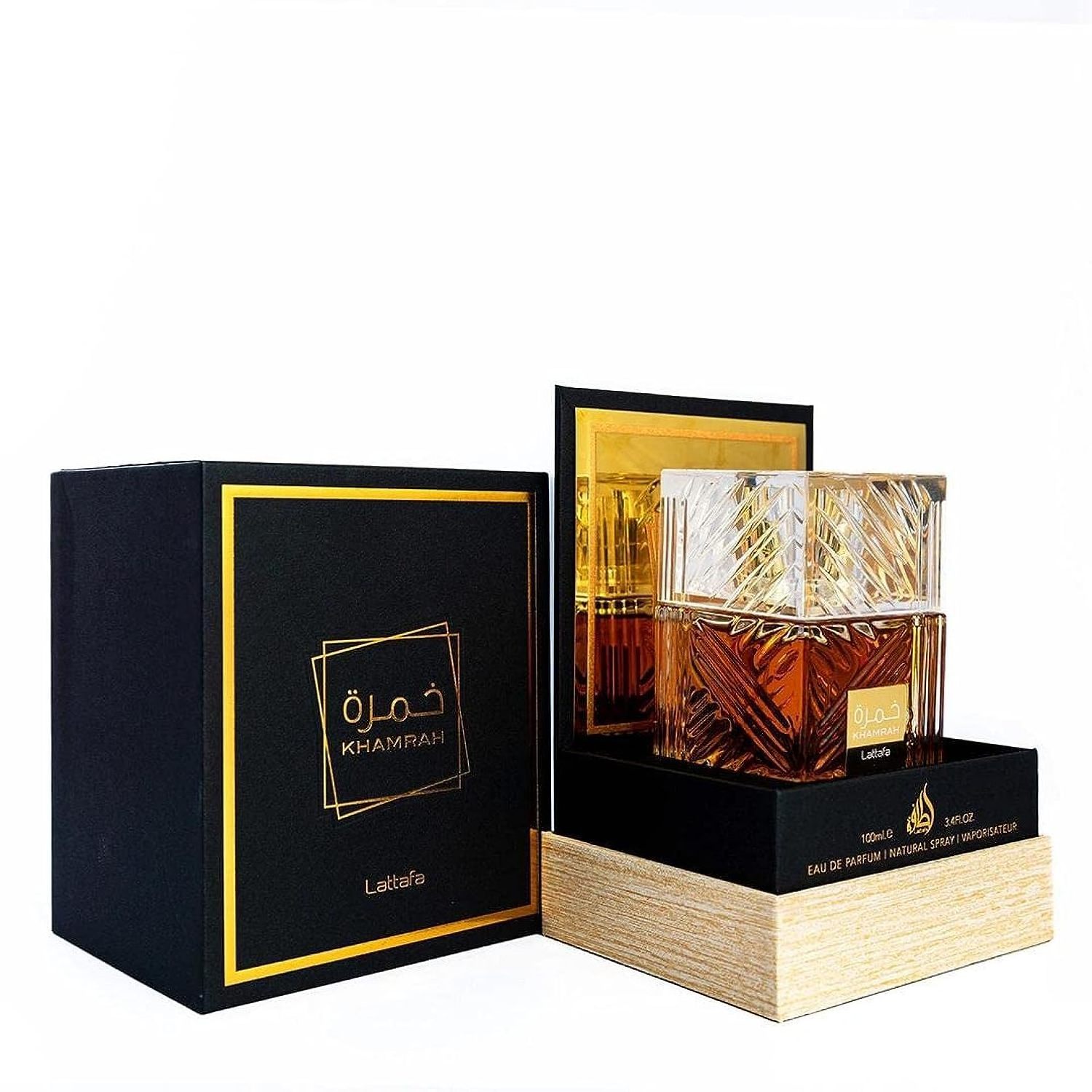 Eau de Perfume KHAMRAH 100ml by Lattafa for Men long lasting Dubai Arabic perfumes