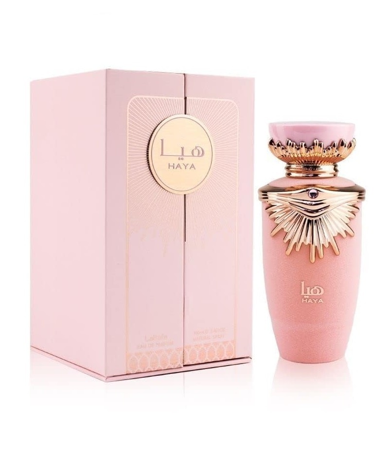 Eau de Perfume HAYA 100ml by Lattafa Oriental Arabic 100 ml Rose Dubai Arabic perfume For women