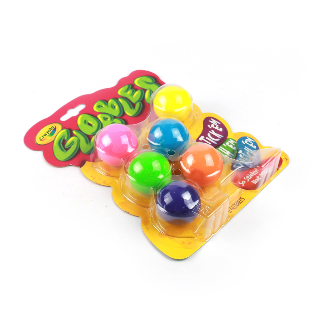 Wholesales Globbles Sticky Wall Toy Fidget Ball for Kid Toys to Stick to Ceiling Ball and Dart Game Shooting to Glass