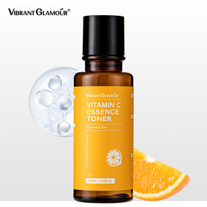 VIBRANT GLAMOUR VC Toner Whitening Fading Dark Spots dullness Moisturizing Shrink Pores face brighten Vitamin C face Toner 100ml