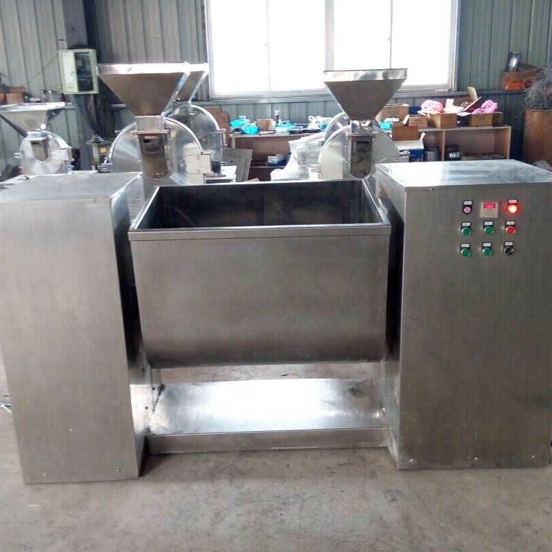 Chemical Industrial Stainless Steel Mixer Industrial Trough Type Blender Machine Spice Powder Mixer for Spice Powder