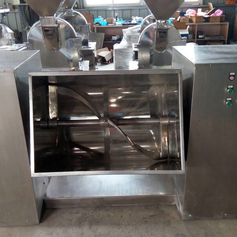 Chemical Industrial Stainless Steel Mixer Industrial Trough Type Blender Machine Spice Powder Mixer for Spice Powder