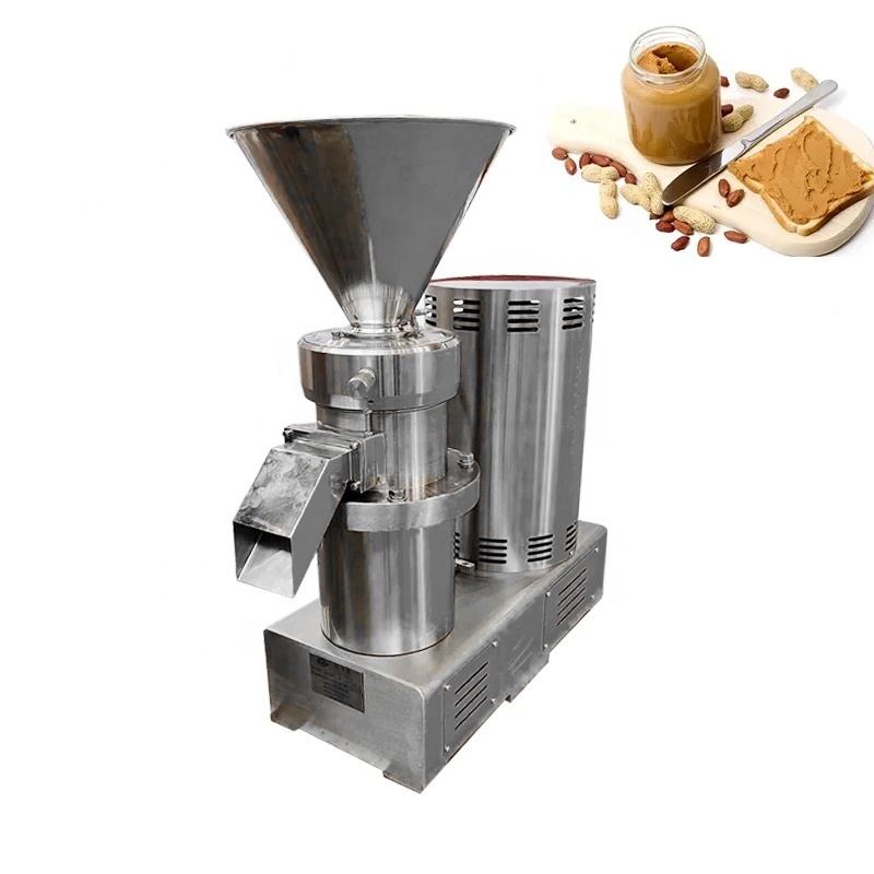 High Quality Stainless Steel Almond Peanut Butter Making Machine Tahini Colloid Grinder Vertical Colloid Mill For Mayonnaise