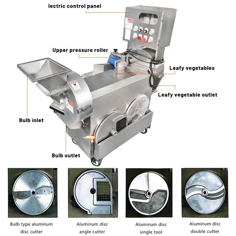 Hot Sale Multifunctional Green Onion Vegetable Chopper/ Automatic Vegetable Cutting Machine /Fruit Cutter