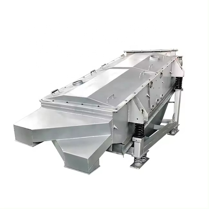 High Quality Polyester Stainless Steel Linear Vibrating Dewatering Screen For Industrial Vegetable Drying