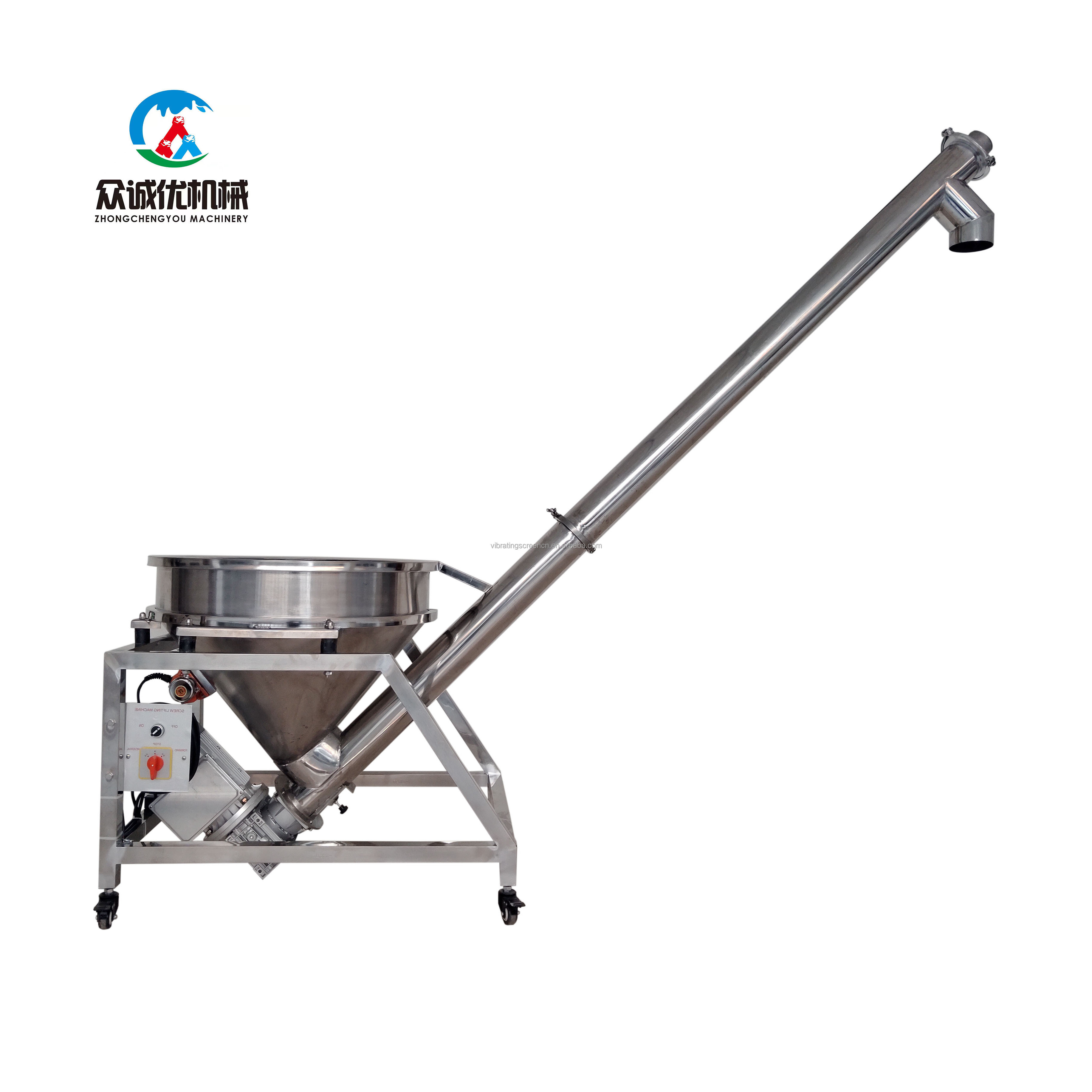 304 stainless steel Screw conveyor Spiral conveyor Stainless steel grain auger