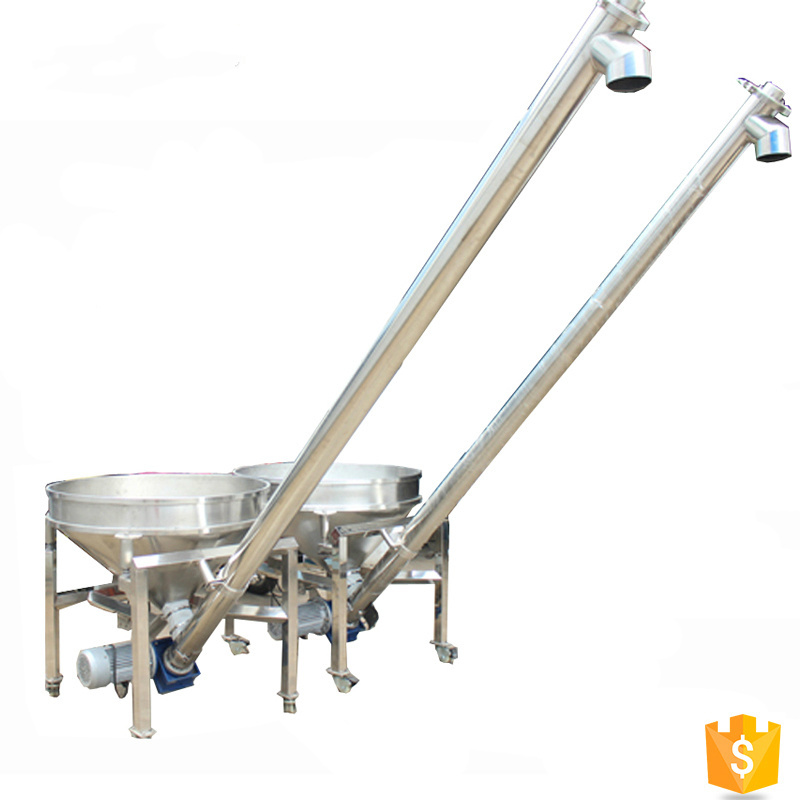 Screw Auger Conveyor  shaftless screw conveyor inclined conveyor For Transporting/Feeding