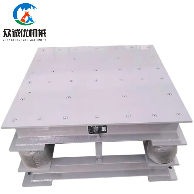 vibratory concrete paver vibrating table