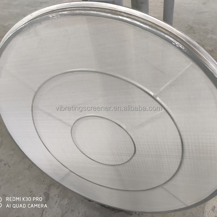 round vibro sifter filter filtration equipment for pulp and paper industry solid liquid separation