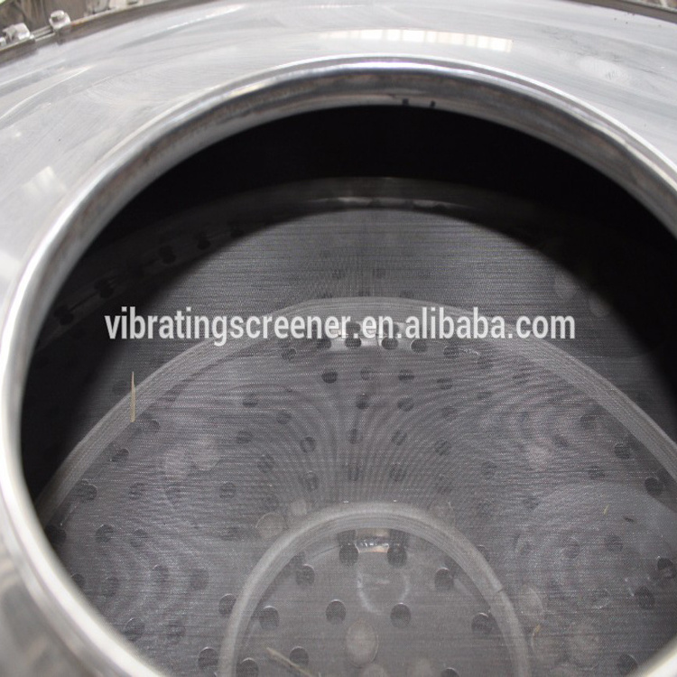 round vibrator sieve machine for classifying Calcium Carbonate bentonite kaolin