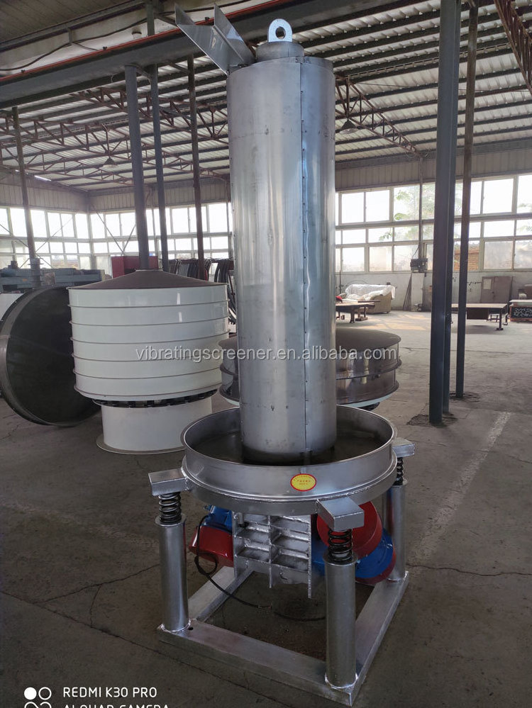 small footprint vertical vibration spiral elevator feeder for food chemicals plastic rubber grain distillers grain