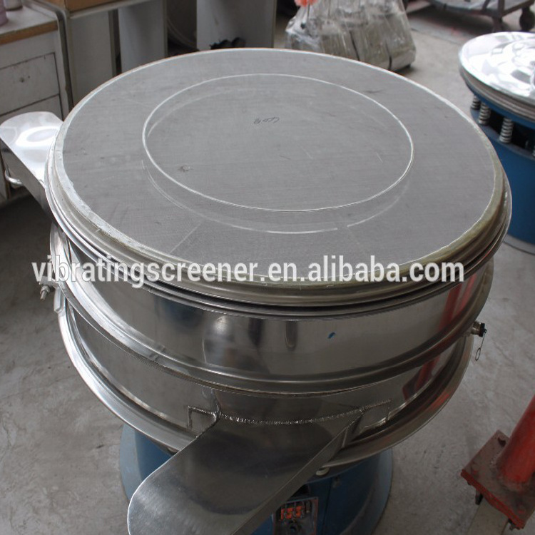 round vibrator sieve machine for classifying Calcium Carbonate bentonite kaolin