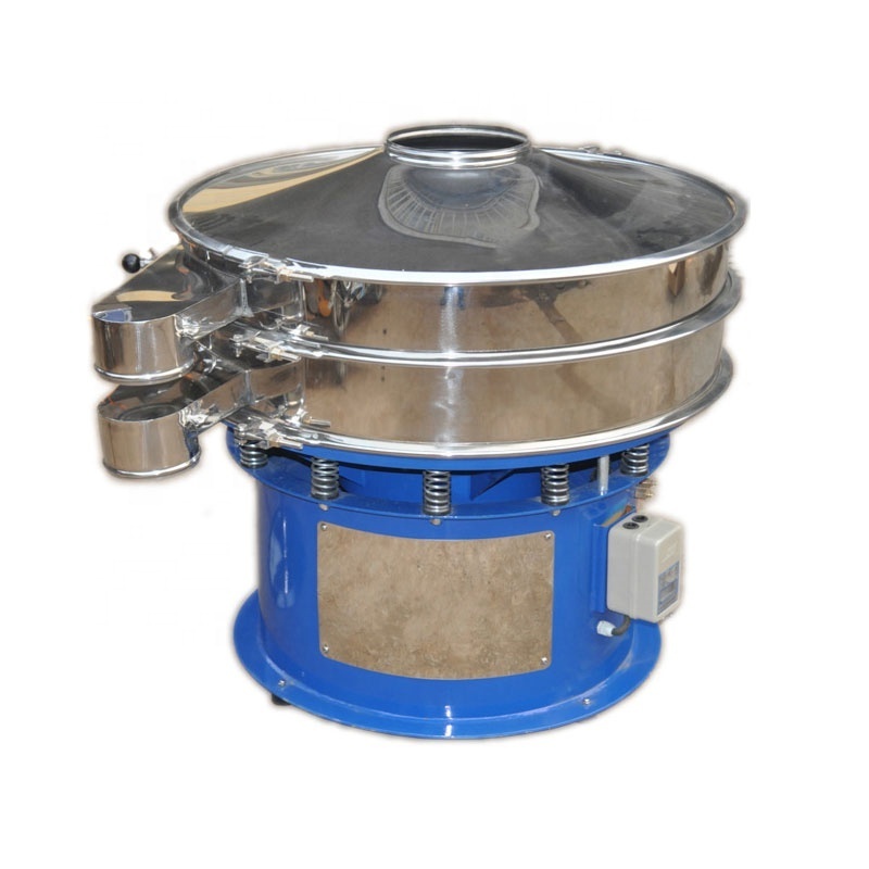 round vibrator sieve machine for classifying Calcium Carbonate bentonite kaolin