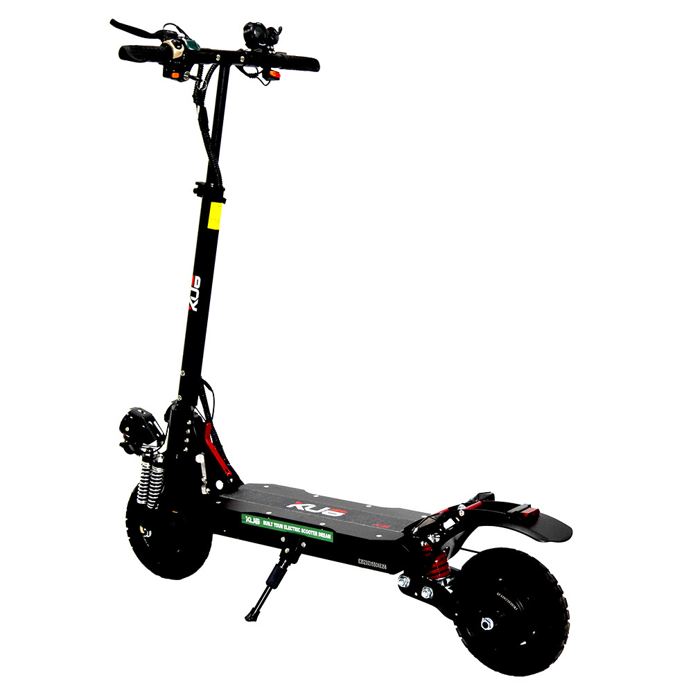 KU8 X6 2400W Powerful Electrical Scooter Dual Motor Foldable 10Inch E Scooter 60KM/H Fat Tire Off Road Electric Scooter