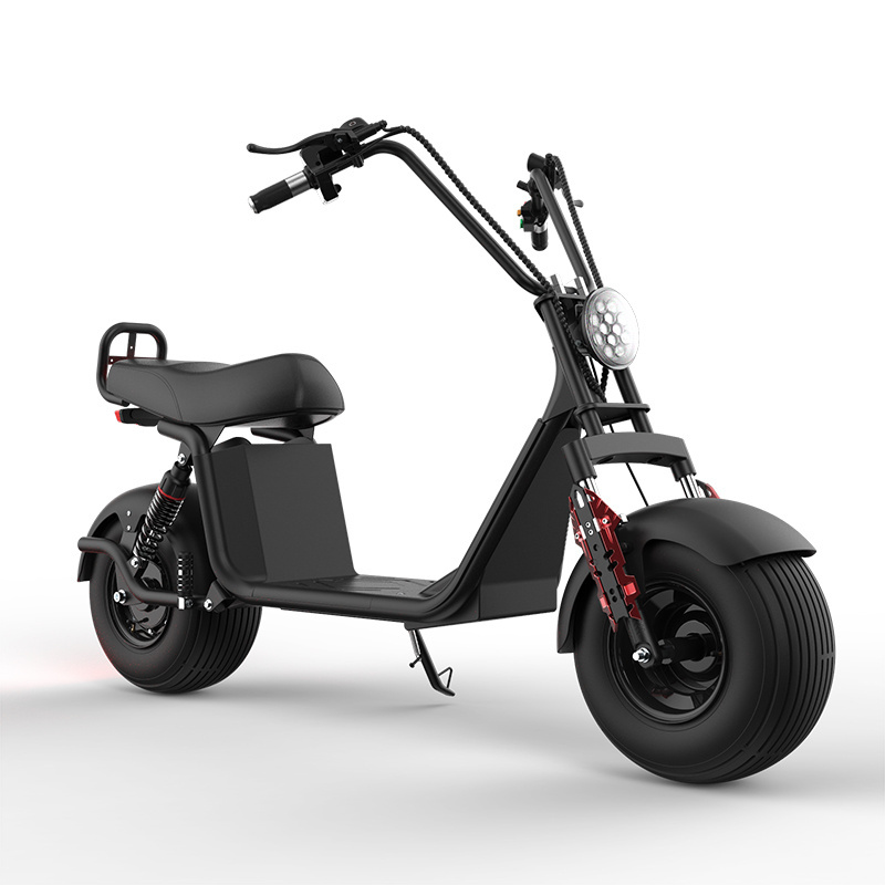 EEC 1000w 2000w Long Range Fat Tire City Coco  Electric Motorcycle Scooter For Adults