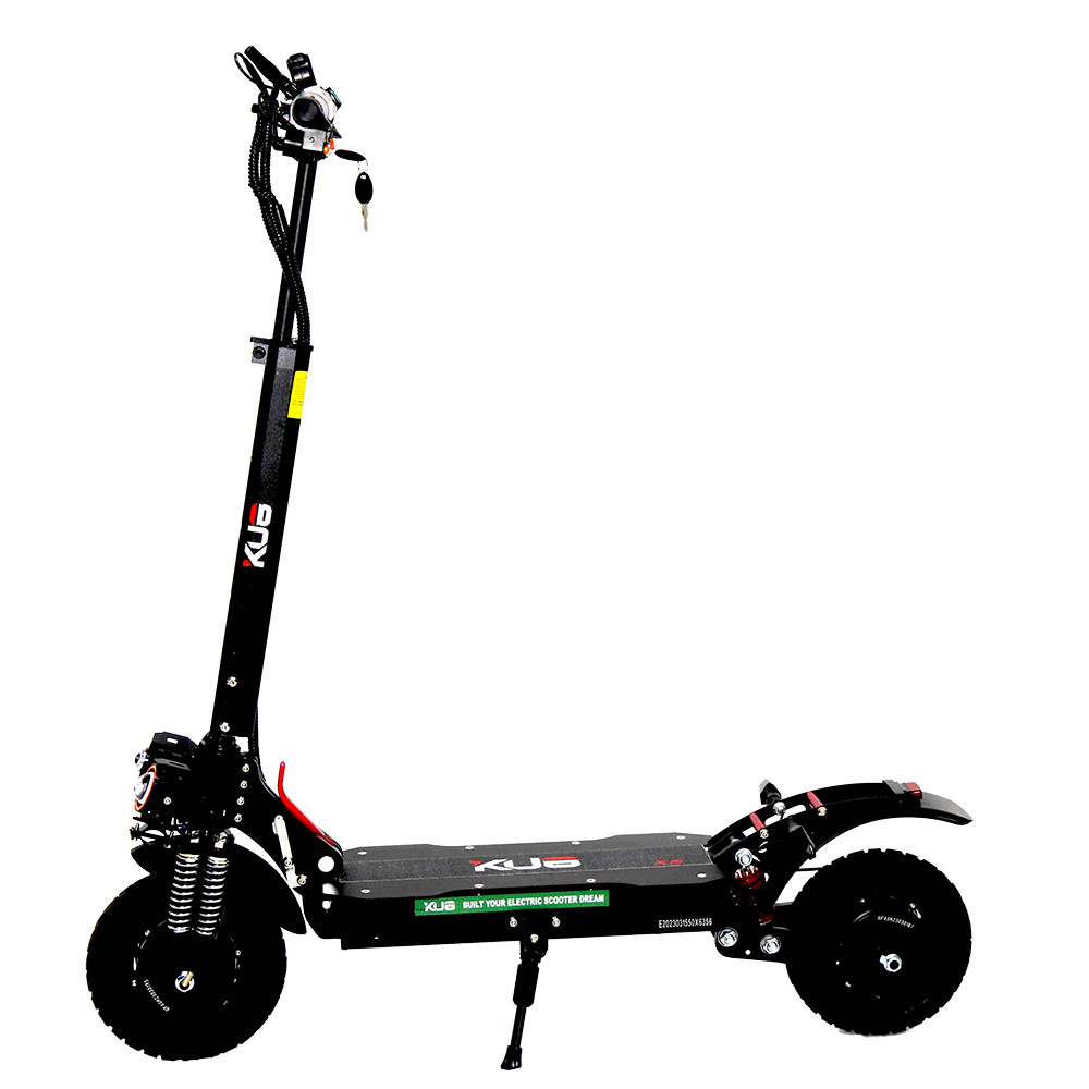 KU8 X6 2400W Powerful Electrical Scooter Dual Motor Foldable 10Inch E Scooter 60KM/H Fat Tire Off Road Electric Scooter