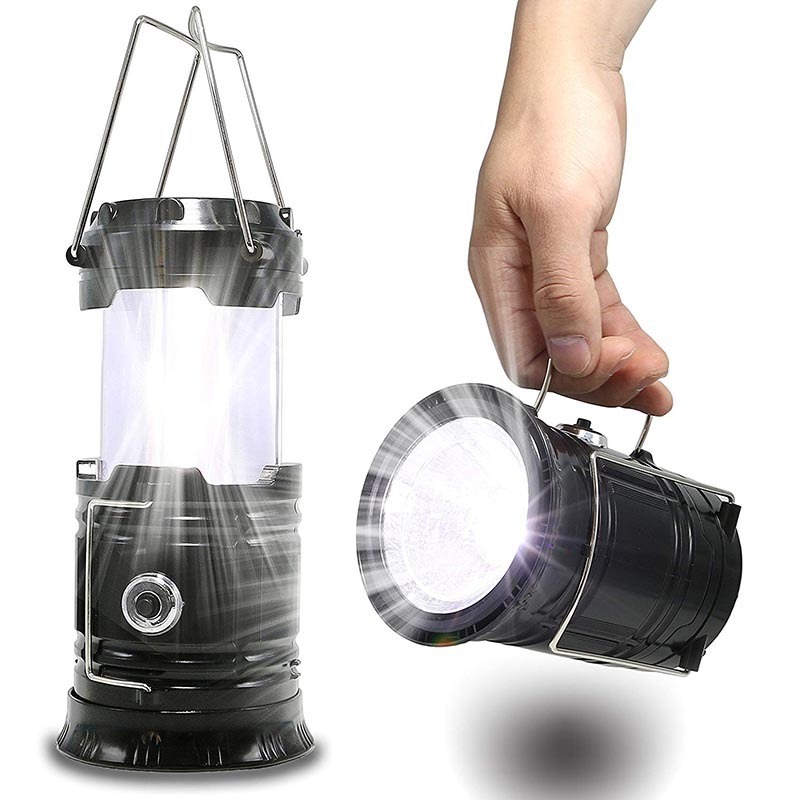 3*AAA battery powered portable LED Flame effect light,telescopic flame dancing rechargeable solar camping lantern outdoor