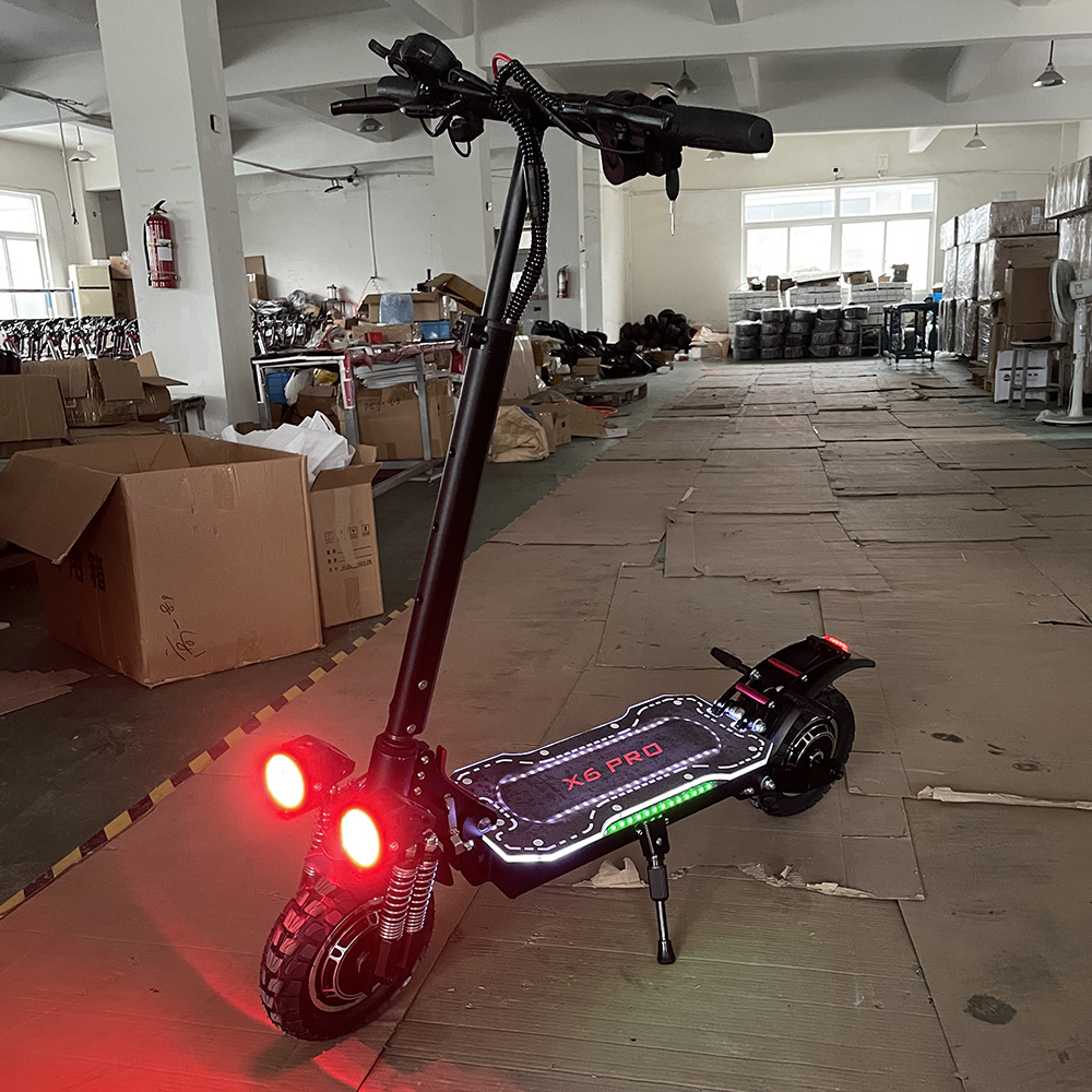 NEW Dual motors X6PRO adults electric scooter VICAN 48V 2400W long range off road electric scooter