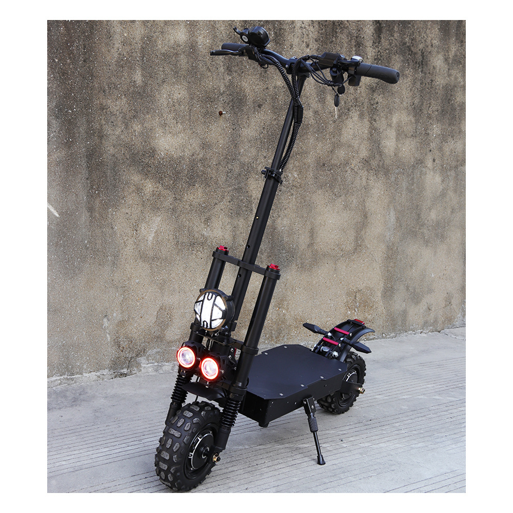 11 inch Off Road Dual Motor 60v 21ah Long Range 5600w High Power Fast Electric Scooter 75km/h Electric Scooters Powerful Adult