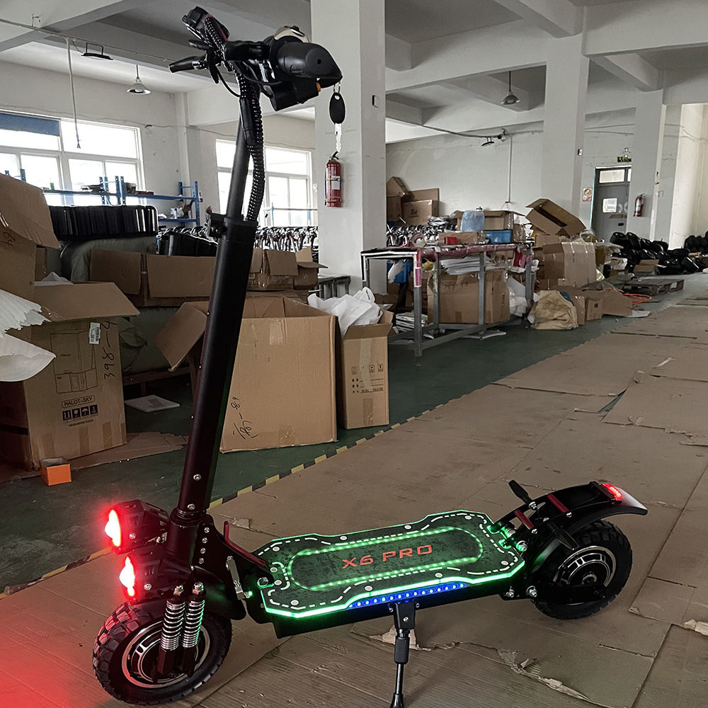 NEW Dual motors X6PRO adults electric scooter VICAN 48V 2400W long range off road electric scooter