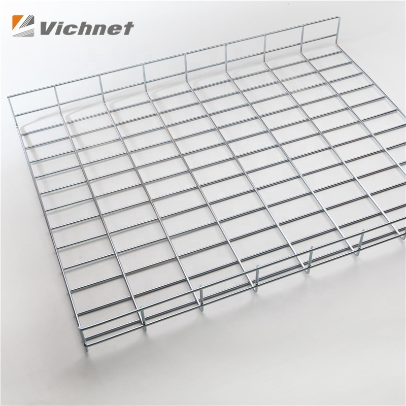 Vichnet Nickel Plated  New Style Wire Mesh Cable Tray EZ Galvanized Steel Cable Tray for Cable Management