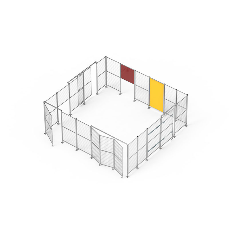 Chinese Factory Workshop Warehouse Isolation Net Stainless Steel Fence Factory Partition Fence Stainless Steel Fence