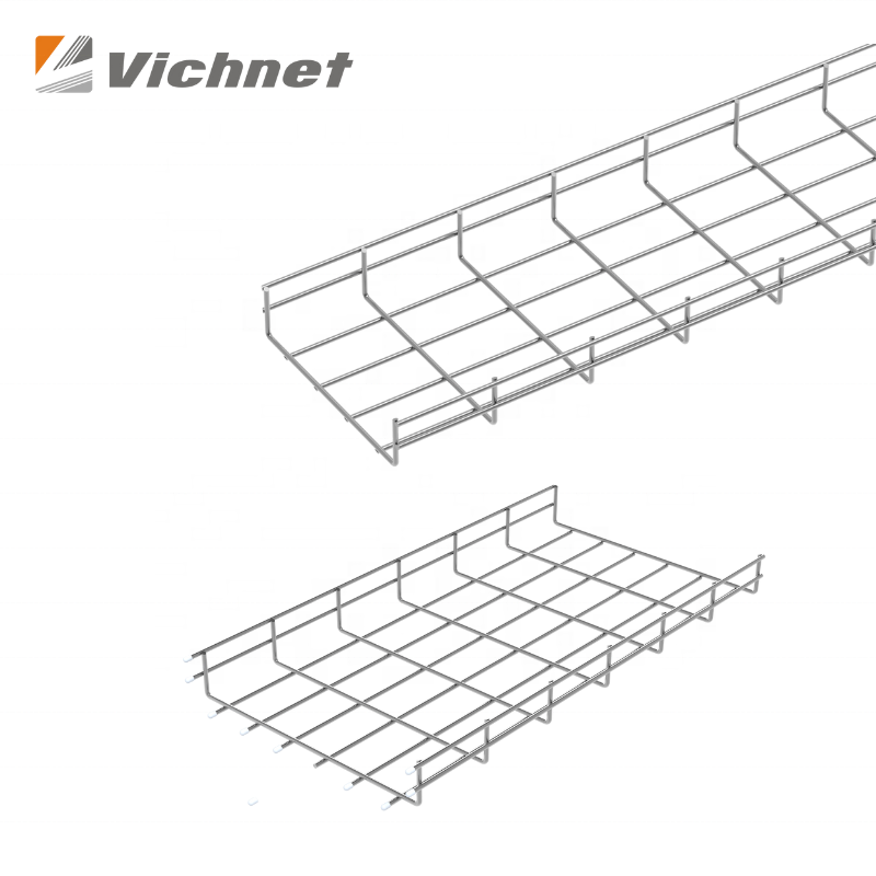 Good Heat Dissipation Stainless Steel Basket Wire Mesh Cable Tray SS304 SS316 SS316L