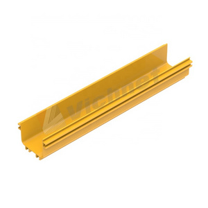 Vichnet Customize Size Yellow Plastic Cable Tray Fiber Optic Runner Cable Tray 200mm PVC Raceway ABS