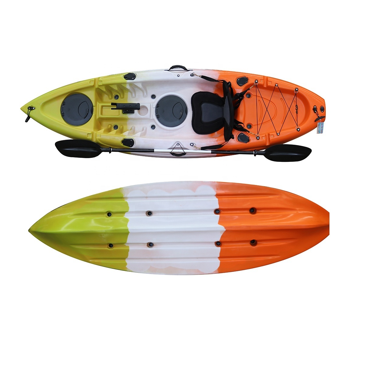 Single plastic  Fishing Speed Rowing Boats Sit on Top Touring Kayak