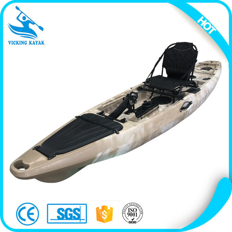 Hot Selling Cheap Custom Sale of Kayaks, Tandem Kayak Hdpe, Water Bike Pedal Boat Plastic Blue Stabilizer Canoa Canoe 3.1 - 4m